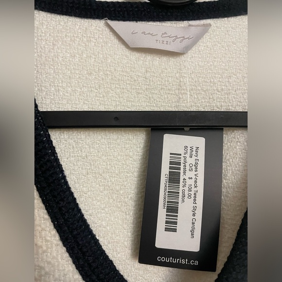 Tweed V-Neck Cardigan - Picture 5 of 5